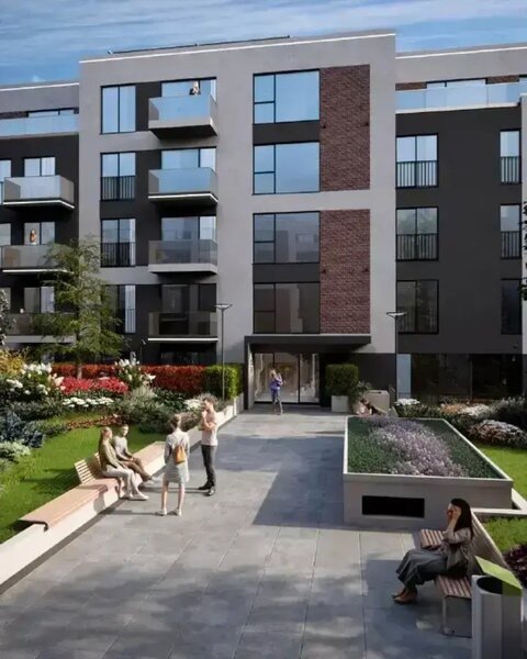Mosilor, garsoniera cu gradina, ansamblu nou, finalizat, Icon Garden